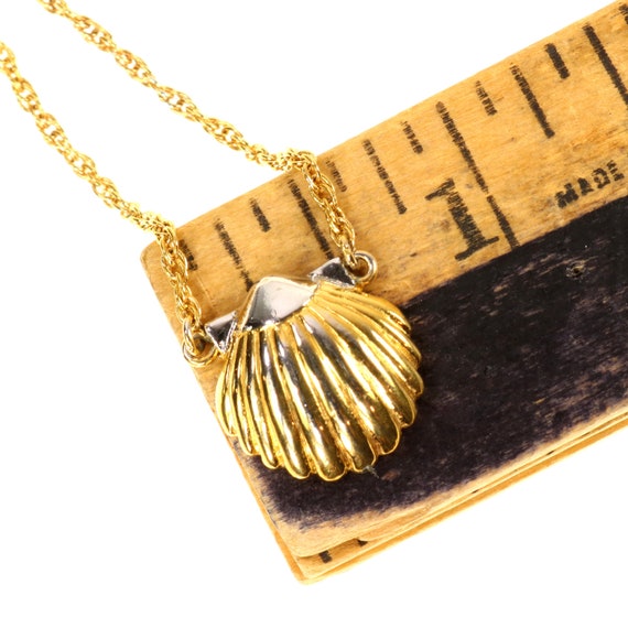 Trifari Clamshell Choker Necklace Figural Shell P… - image 9