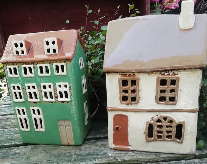 Lichthaus, Keramik Lichthaus, Keramikhaus,teelichthaus Etsy.de