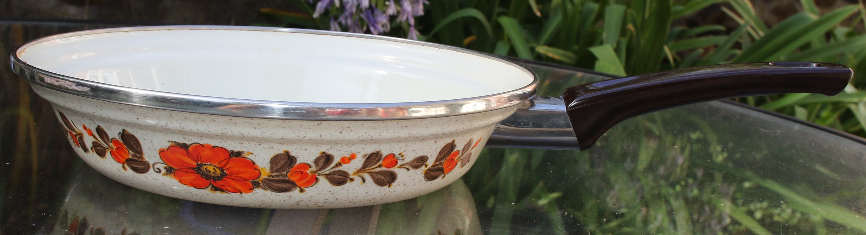 Show Pan Sanko Ware Japan Floral Saucepan Floral Pan Etsy Australia