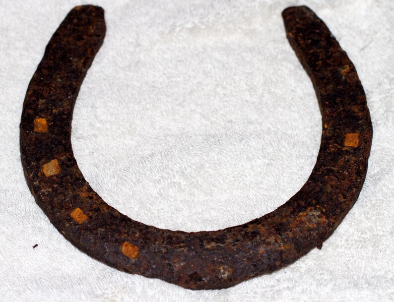 A large Clydesdale horseshoe for large doses of good luck Etsy