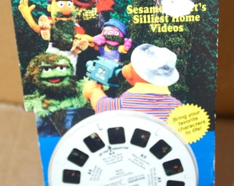 Sesame Street's Silliest Home Videos View-Master 3D Reels x 3 - Sesame Street View Master Reels in Original Packaging