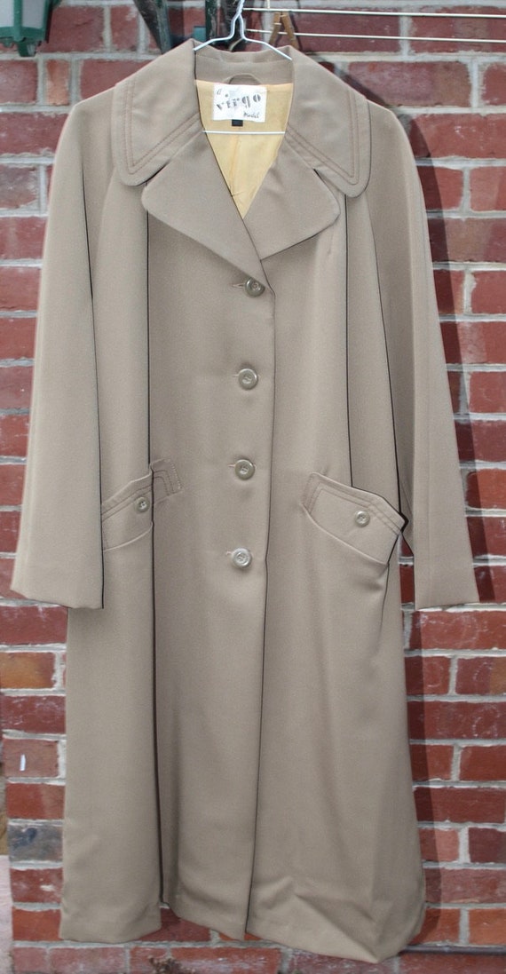 A Virgo model overcoat - size 18