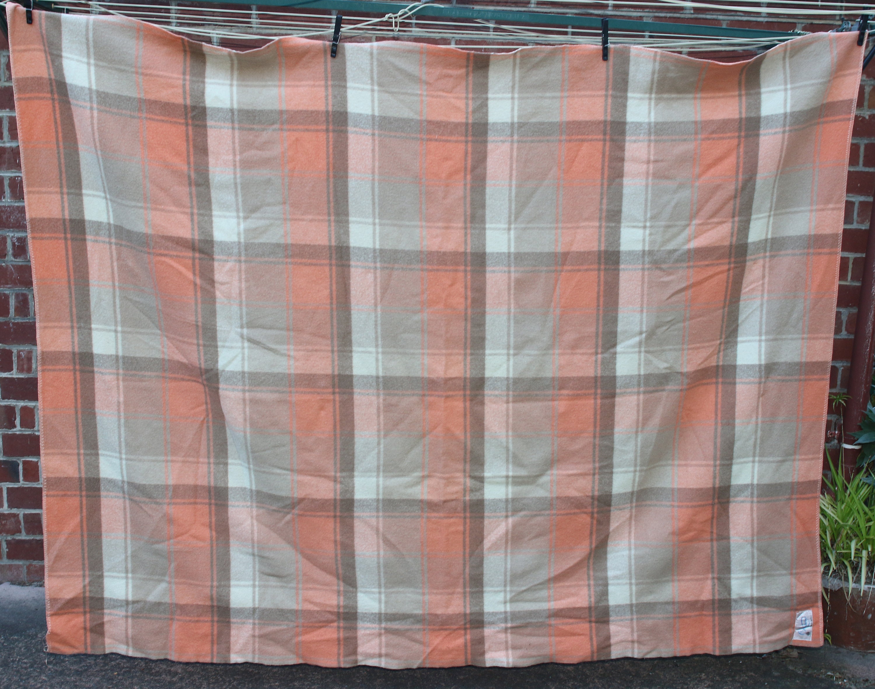 Vintage Onkaparinga Woollen blanket Single Blanket Etsy