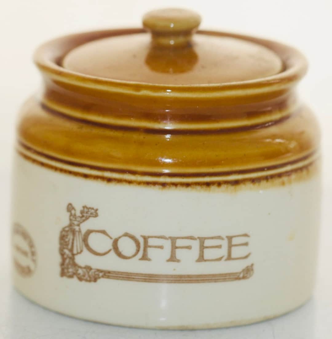 Ceramic Coffee Canister Bendigo Pottery Australia Etsy