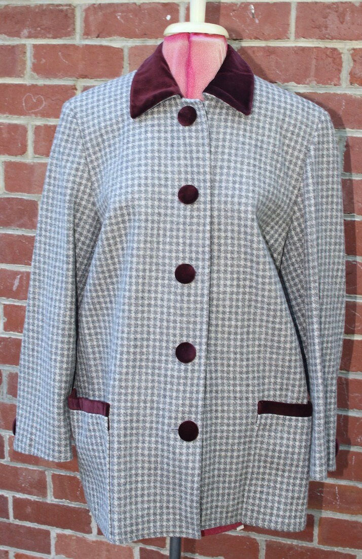 Fletcher Jones size 12 ladies wool jacket Fletcher Jones Etsy