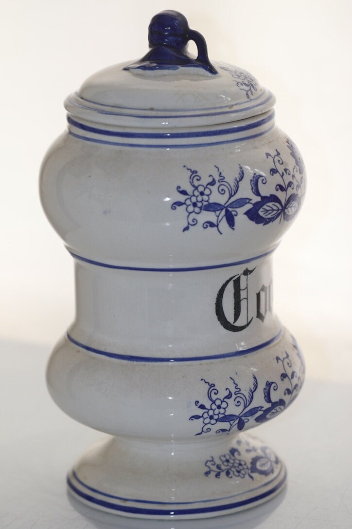 Blue Onion Cookie Jar Cookie Container Etsy Australia