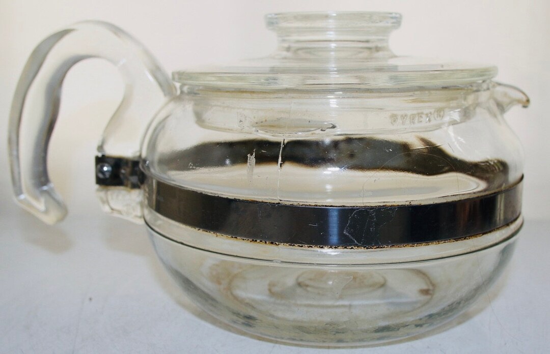 Pyrex Glass Coffee Pot Spout and Lid Made in the USA Pyrex Etsy