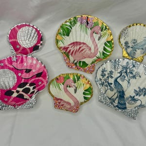 Sea Shell Trinket Dish Ring Holder or ornament