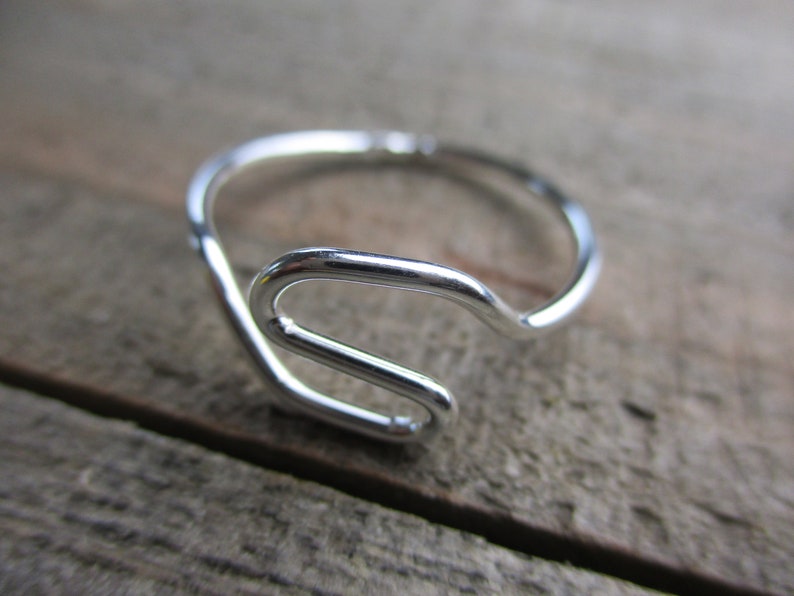 Sterling Silver Size 9.5 Women Handmade Ring Gift