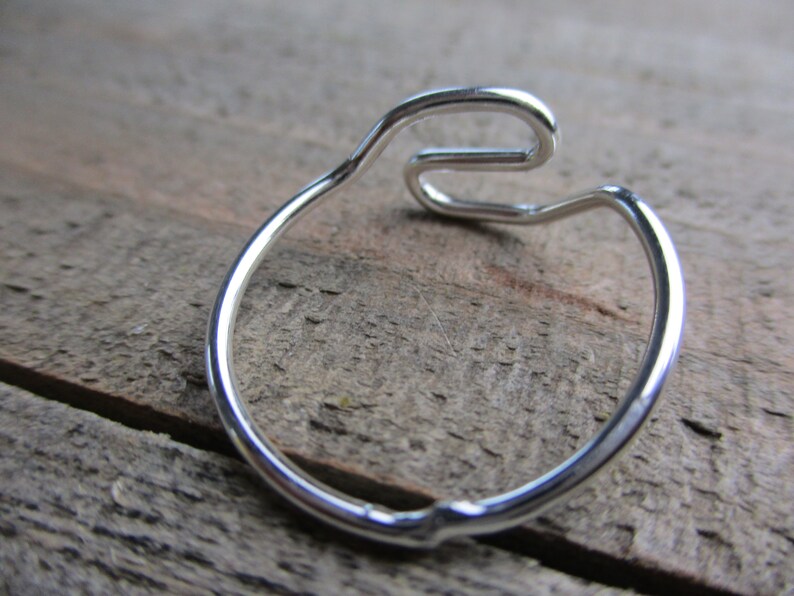 Sterling Silver Size 9.5 Women Handmade Ring Gift