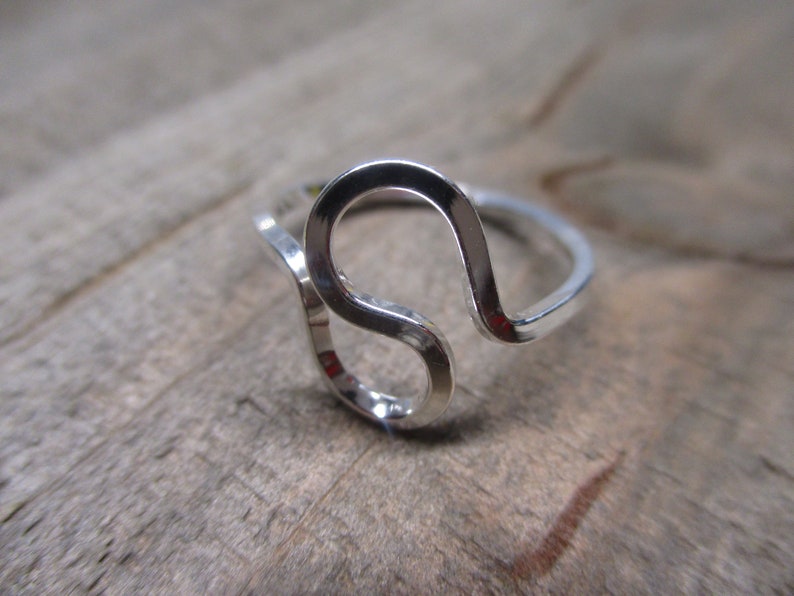 Sterling Silver Square Band Size 6.5 Women Handmade Her Ring Gift
