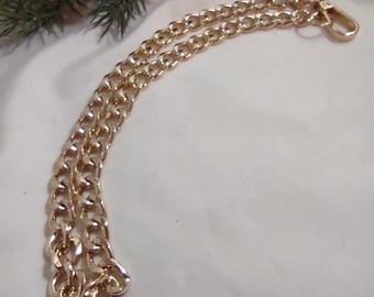 ⭐ 極美品 ✨K18ゴールド チェーンネックレス ロブスタークラスプ フィガロチェーンネックレス 18インチ ロブスタークロウクラスプ付き