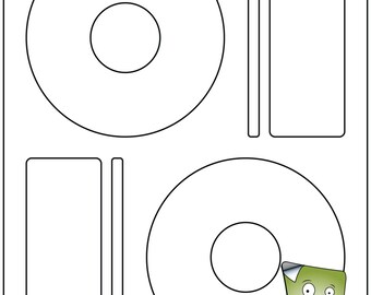 blank laser ink jet labels for cd or dvd 100 sheets etsy labels for cd