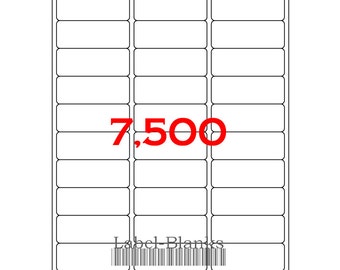 laser ink jet labels 1000 sheets 1 x 2 5 8 etsy