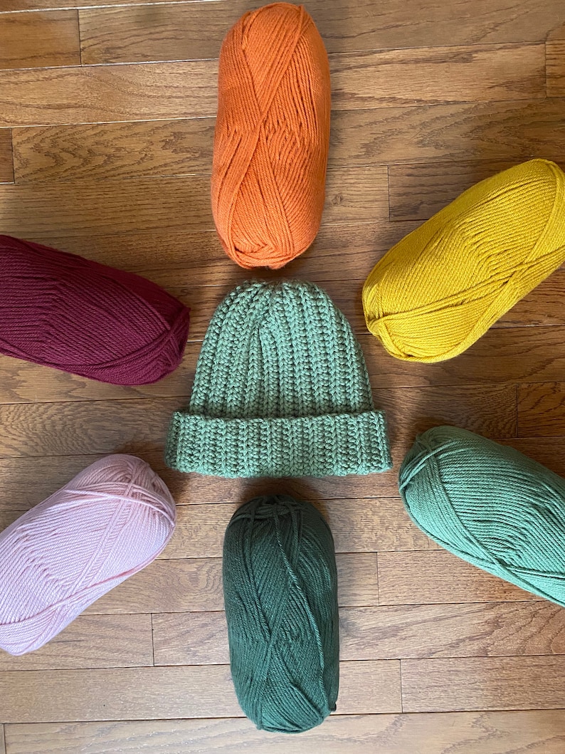 Crochet beanie kit from Pittsburgh Crochet Co