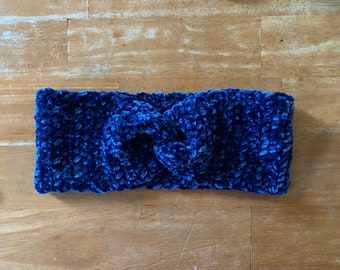 Velvet Twisted Headband CROCHET PATTERN Digital Download