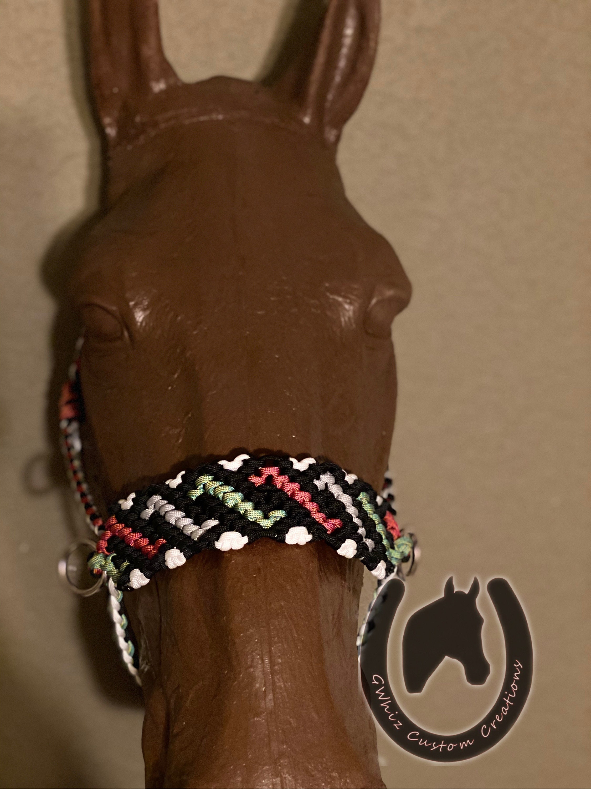 Halter de cuerda paracord halter halter de caballo Etsy