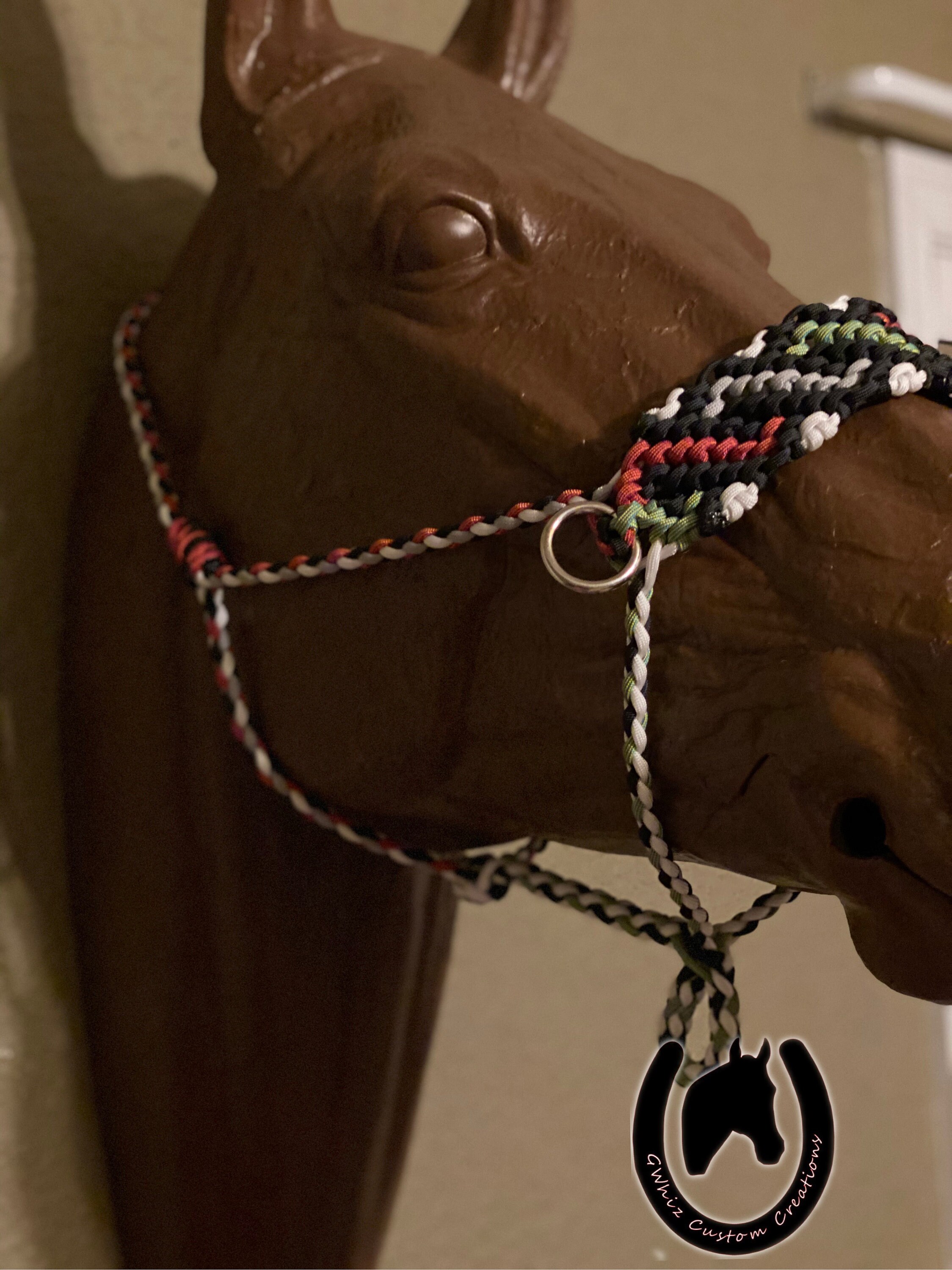 Halter de cuerda paracord halter halter de caballo Etsy