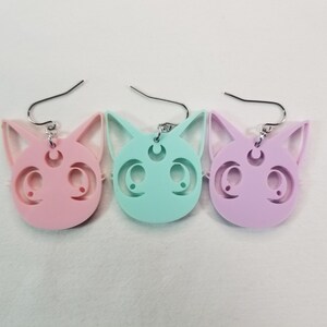 Kitty Face Lightweight Earrings