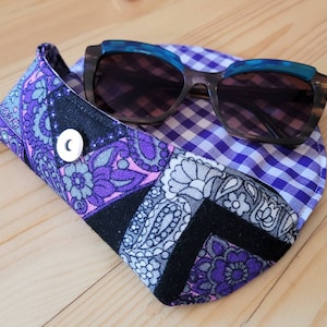 Custodia Rigida Per Occhiali Da Sole | Rivestimento In Pelle PU, Antigraffio | Con Panno Per Pulizia - Foto 7