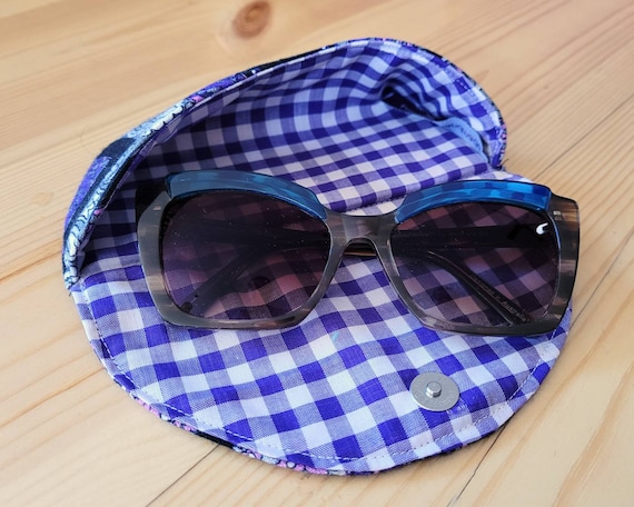 Checkered Sunglasses with Purple Case Burberry | Accessories | Burberry Purple Sunglasses With  main image 4