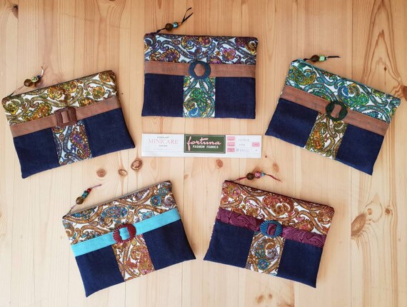 ハンドバッグ PAISLEY JACQUARD FABRIC CLUTCH SALE! Paisley Park Clutch Number Five! Paisley Clutch