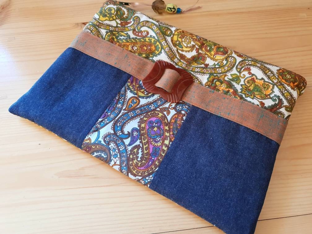 ハンドバッグ PAISLEY JACQUARD FABRIC CLUTCH SALE! Paisley Park Clutch Number Five! Paisley Clutch