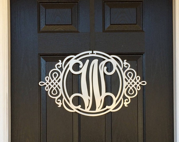 Monogram Door Wreaths Make It Personal At House Sensations Art