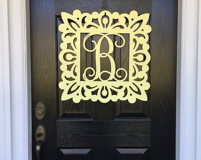 Monogram Door Wreaths Make It Personal At House Sensations Art