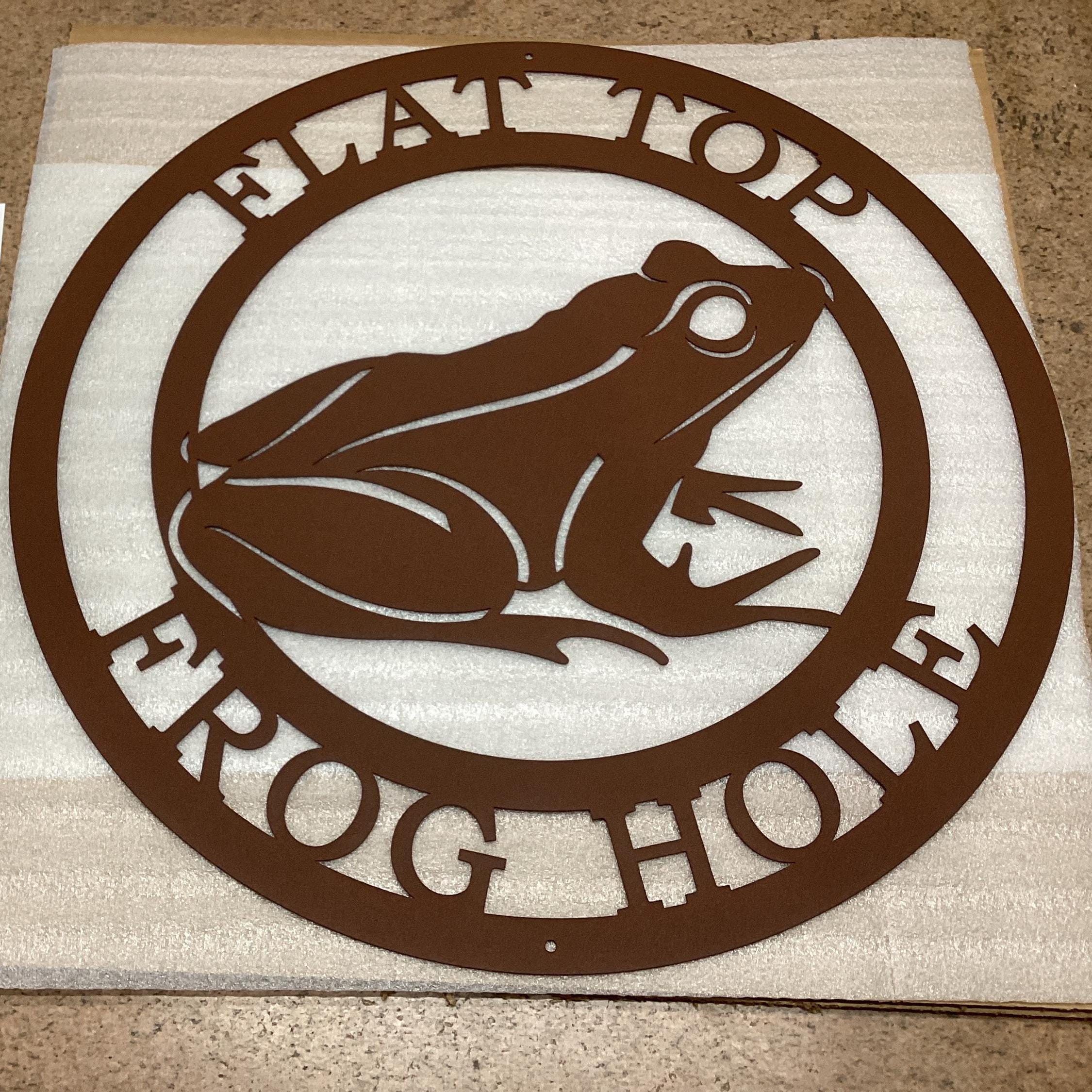 Tree Fog Sign Personalized Metal Tree Frog Sign: Whimsical Home & Garden Decor - Etsy