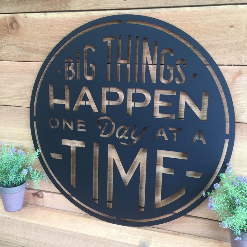 Home Gym Sign Motivational Quote Sign Inspirational Word Etsy