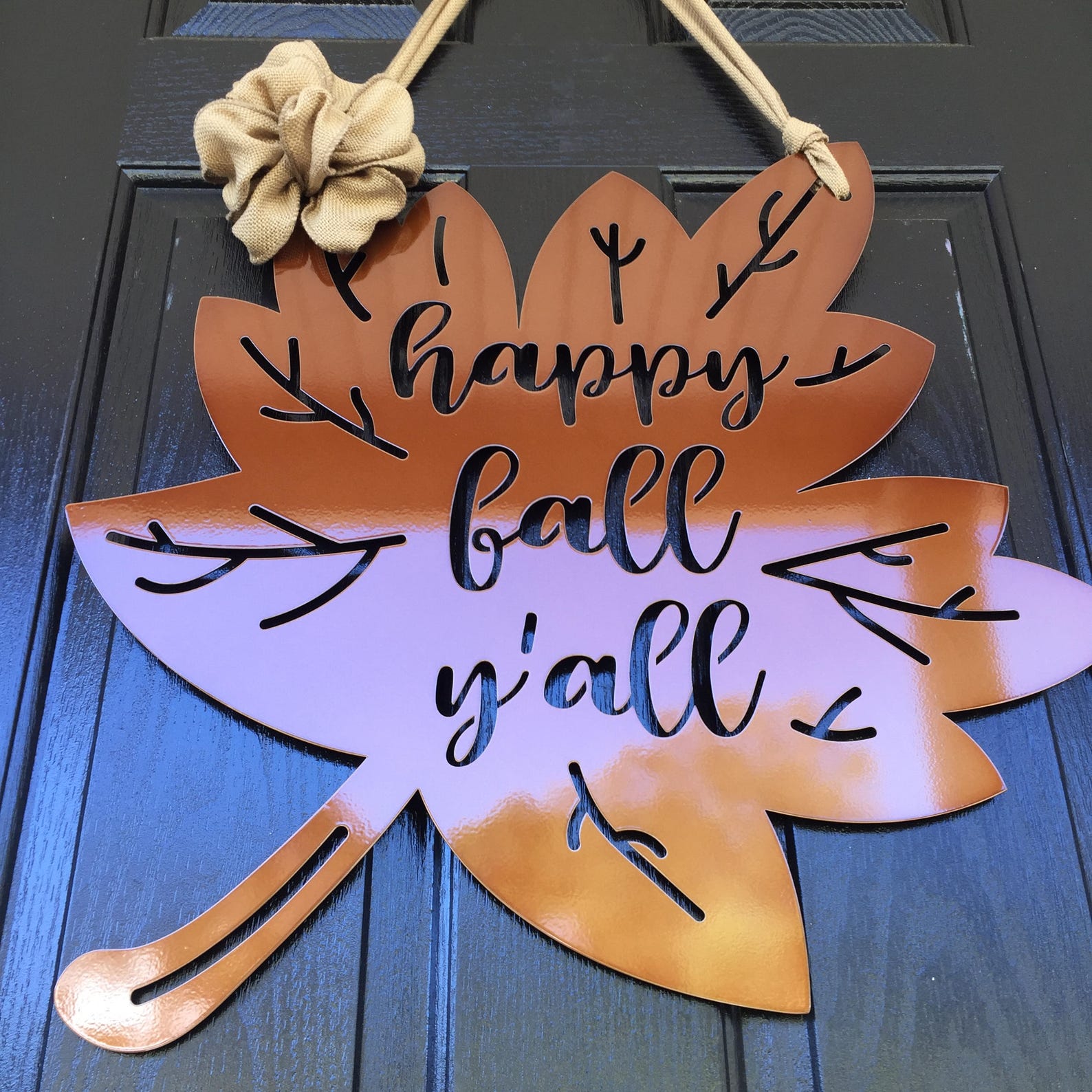 Metal Leaf Fall Door Wreath Front Door Wreath Front Door Etsy