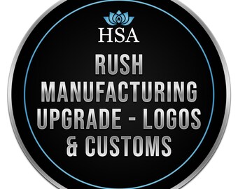 Rush Manufacturing Upgrade for Standard Business Logo Signage - Preapproval Required