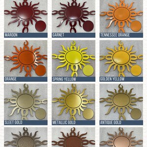 Metal Garden Sun Sunburst Wall Art: Large Outdoor Patio Decor