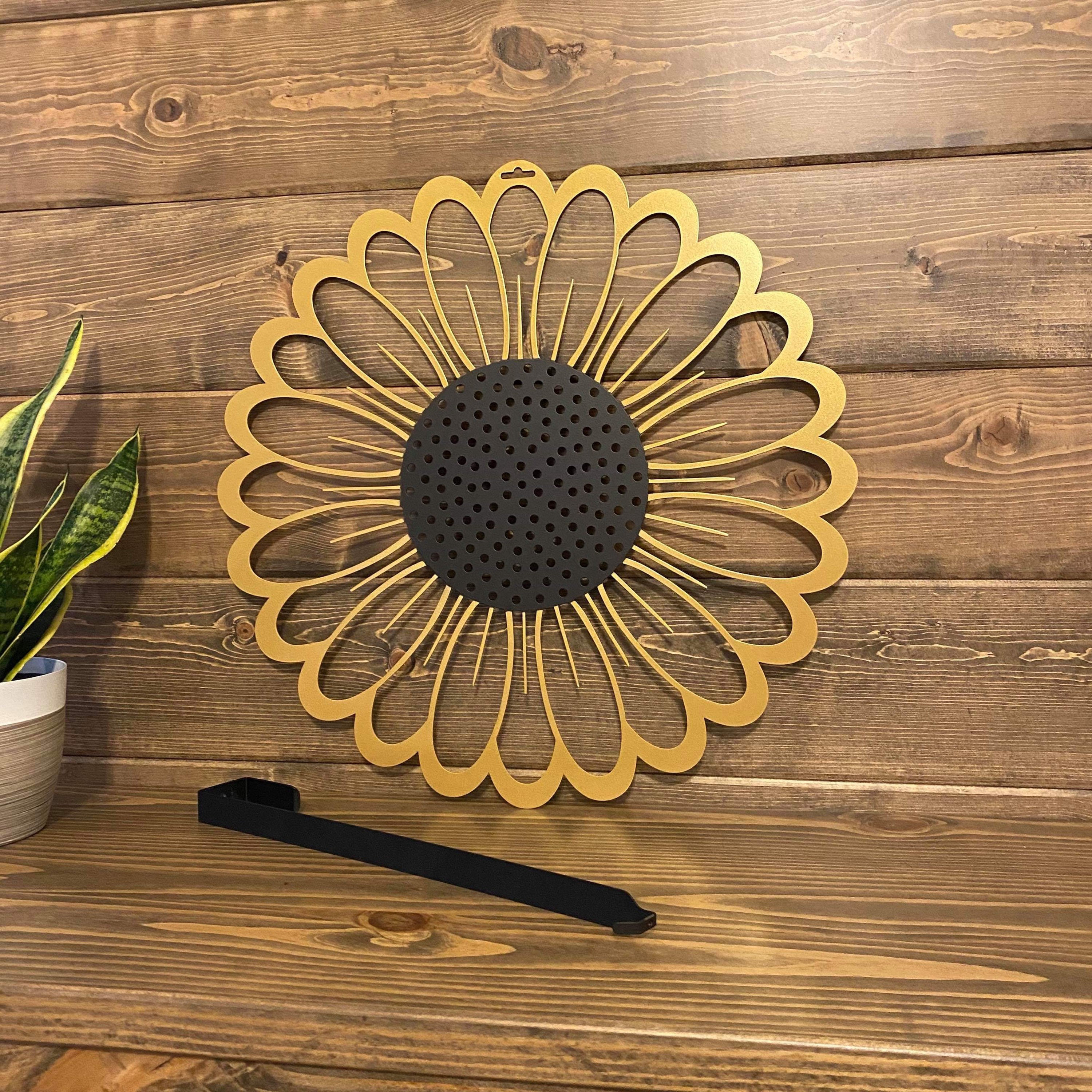 Sunflower Door Wreath / Sunflower Metal Wall Decor / Garden Etsy Canada