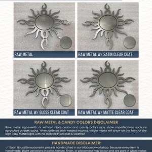 Metal Garden Sun Sunburst Wall Art: Large Outdoor Patio Decor