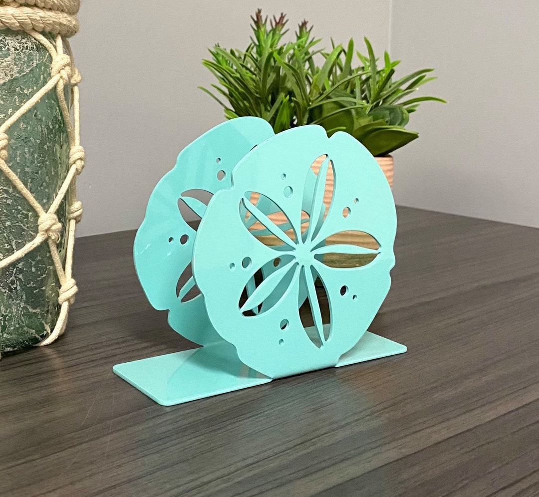 Sand Dollar Metal Desk Sorter - Nautical Office File Folder Holder ...