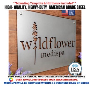 Large Custom Business LOGO Signs | Metal | LASER CUT Signs | Business Signs | Outdoor Metal Signs |Commercial Sign | Custom Graphic sign