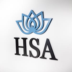 Custom Metal Business Logo Sign: Laser Cut Steel, Powder Coat Finish