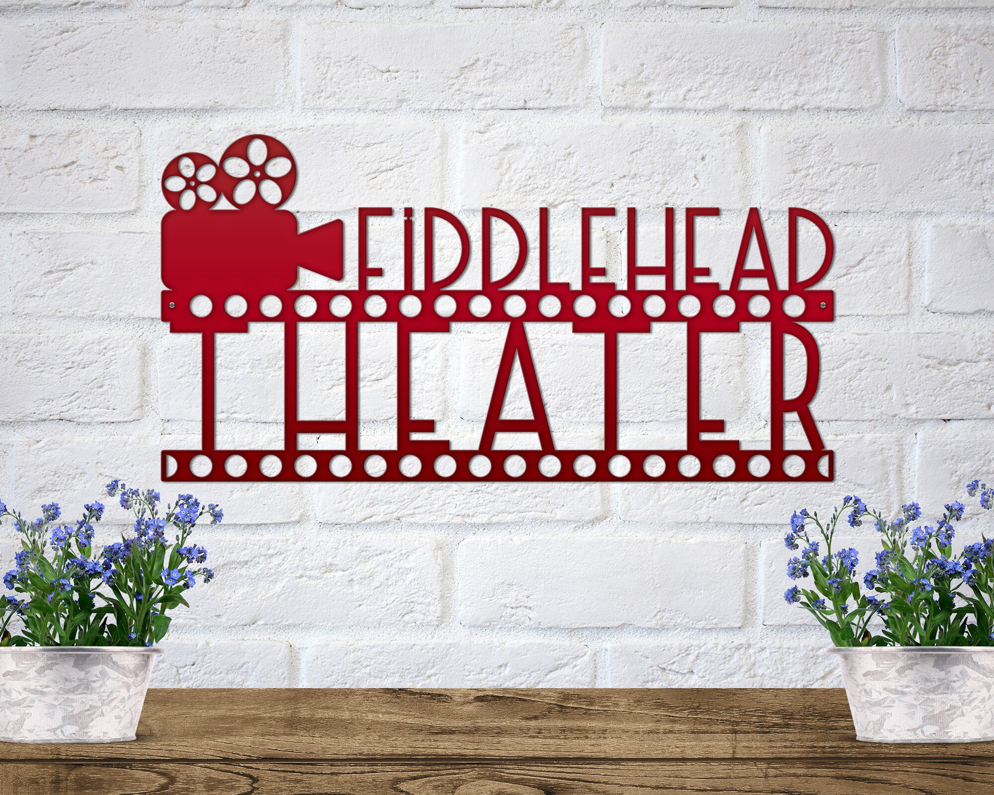 Personalized Movie Film Strip & Reel, Theatre Room Decor Movie Decor 
