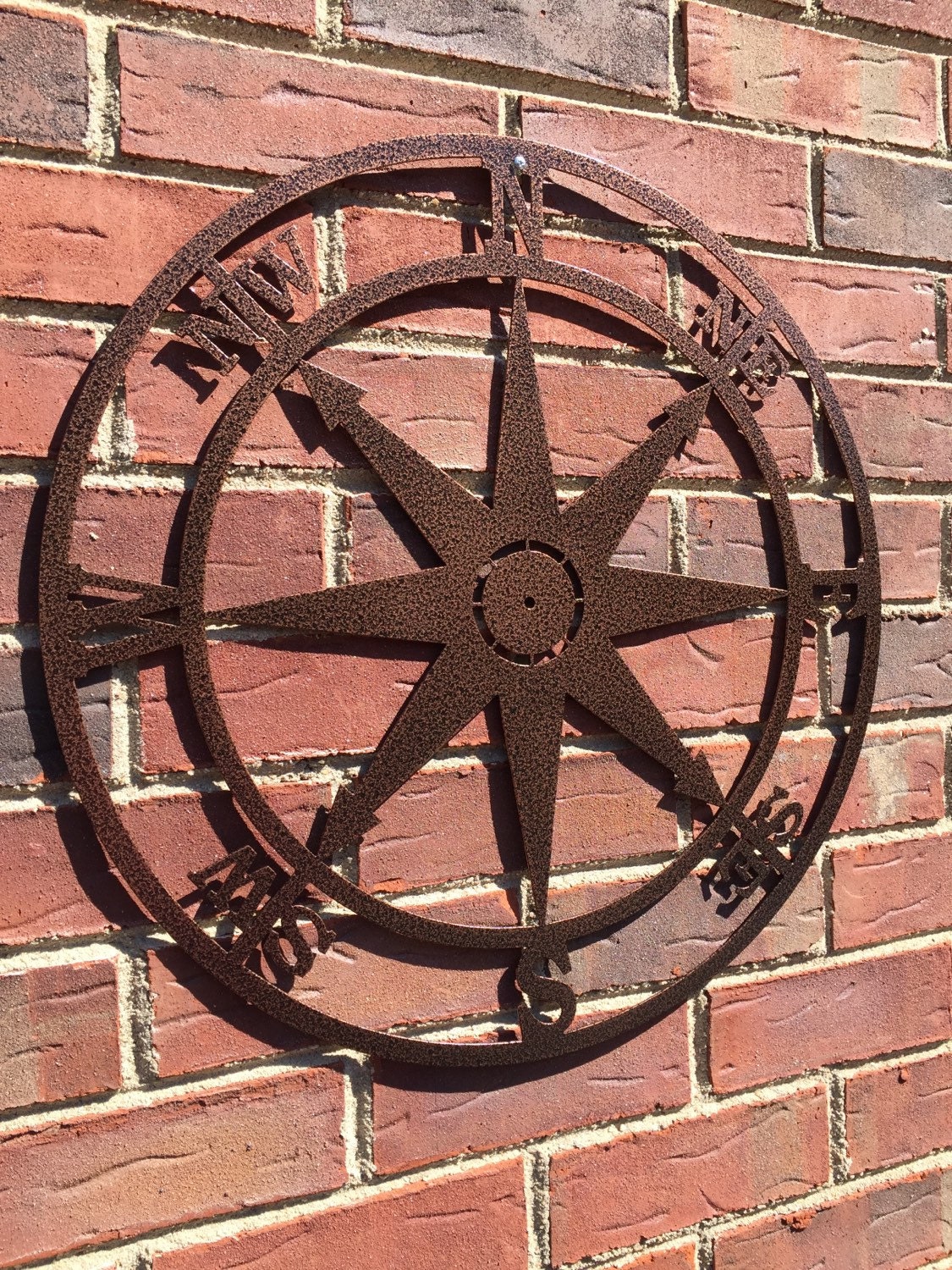 Nautical Compass Wall Art Metal Hanging Nautical Compass Wall Art Metal Hanging Rose Outdoor Custom