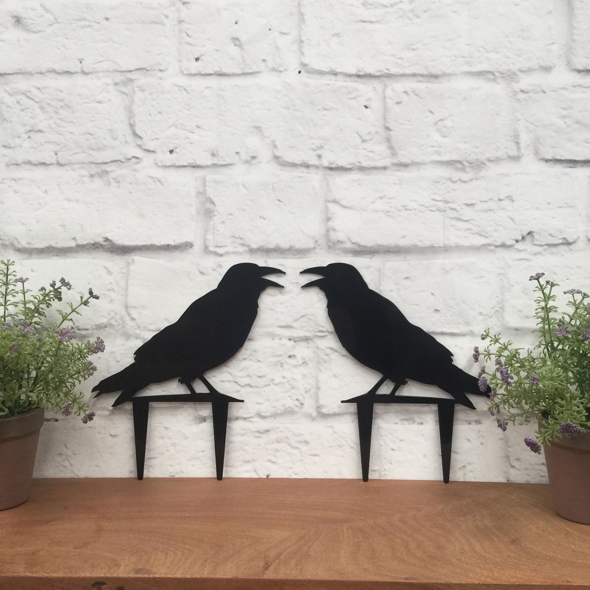 Black Raven Yard Stake Black Raven Yard Stake