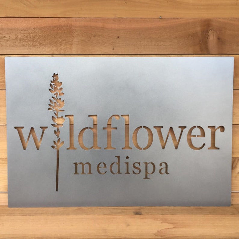 Large Custom Business LOGO Signs | Metal | LASER CUT Signs | Business Signs | Outdoor Metal Signs |Commercial Sign | Custom Graphic sign 