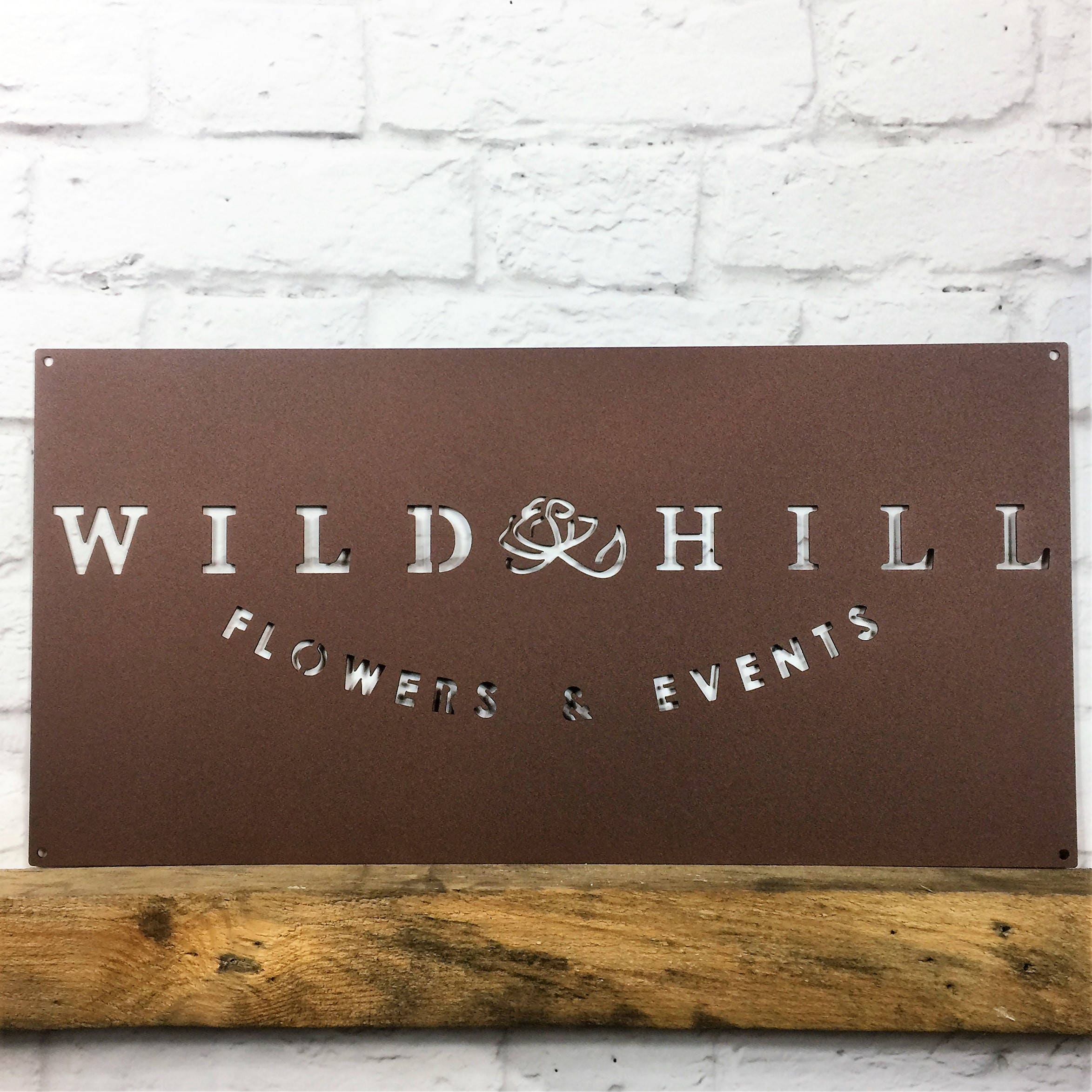 Custom Metal Business Signs Business Logo Sign Custom Metal Signs Business Signs Metal Free Shipping
