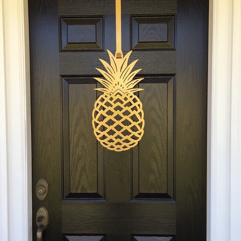 Pineapple, Front Door Wreath, Front Door Decor, Pineapple Decor, Door Hangers, Elegant Door Wreath, Door Decorations, outdoor wreath image 2