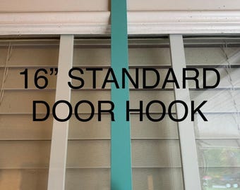 Metal Over The Door Wreath Hook, Standard or Keyhole Hanger