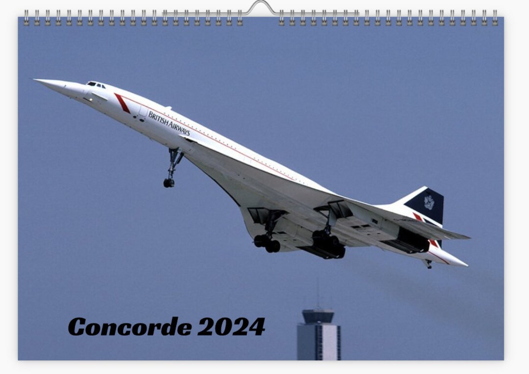 CONCORDE 2024 WALL CALENDAR A4 Size Etsy