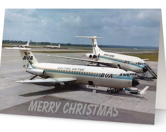 BUA British United Airways Special CHRISTMAS CARD