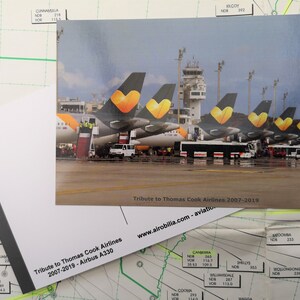 Carte postale hommage à Thomas Cook Airlines Special Edition