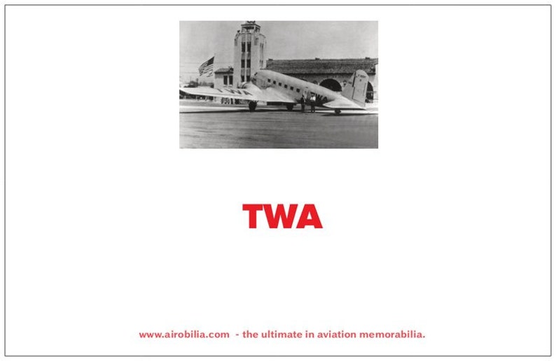TWA Transworld Airlines Lockheed Constellation Birthday Card - in Stock ...